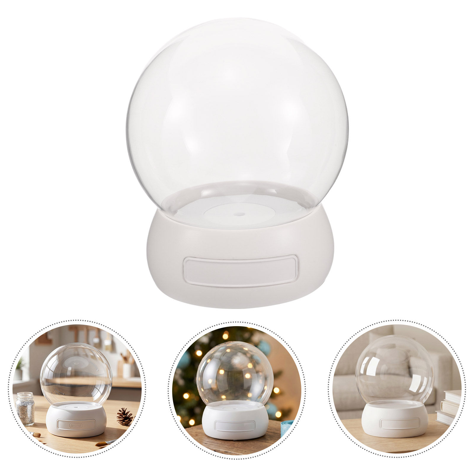 Flower Preservation Resin - Empty Snow Globe Shell Glass Dome