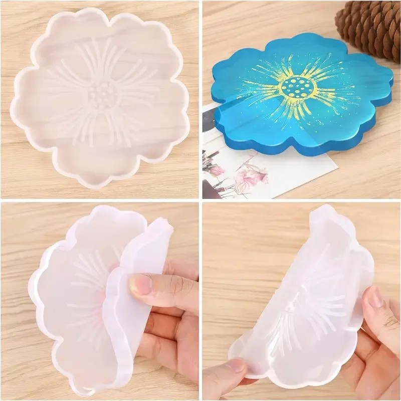 diy sakura shaped silicone res - Geode Mold Silicone recension och pris