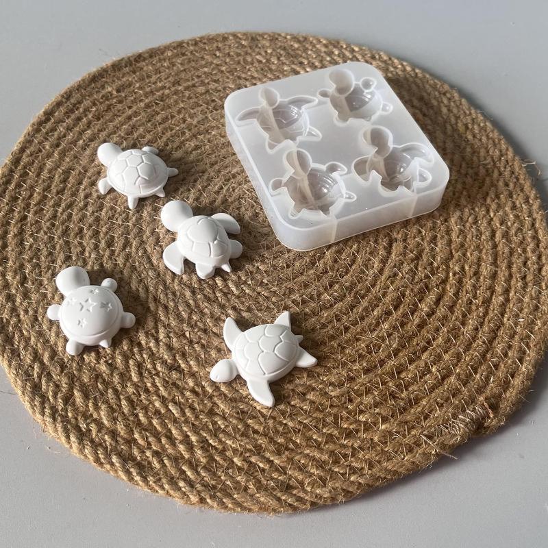 Four Turtles Plaster Silicone  - Gold Foil Flakes recension och pris