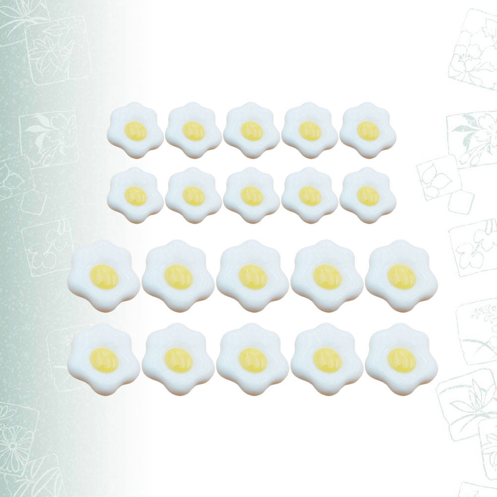 20Pcs Simulated Fried Egg Resi - Resin Craft Supplies recension och pris