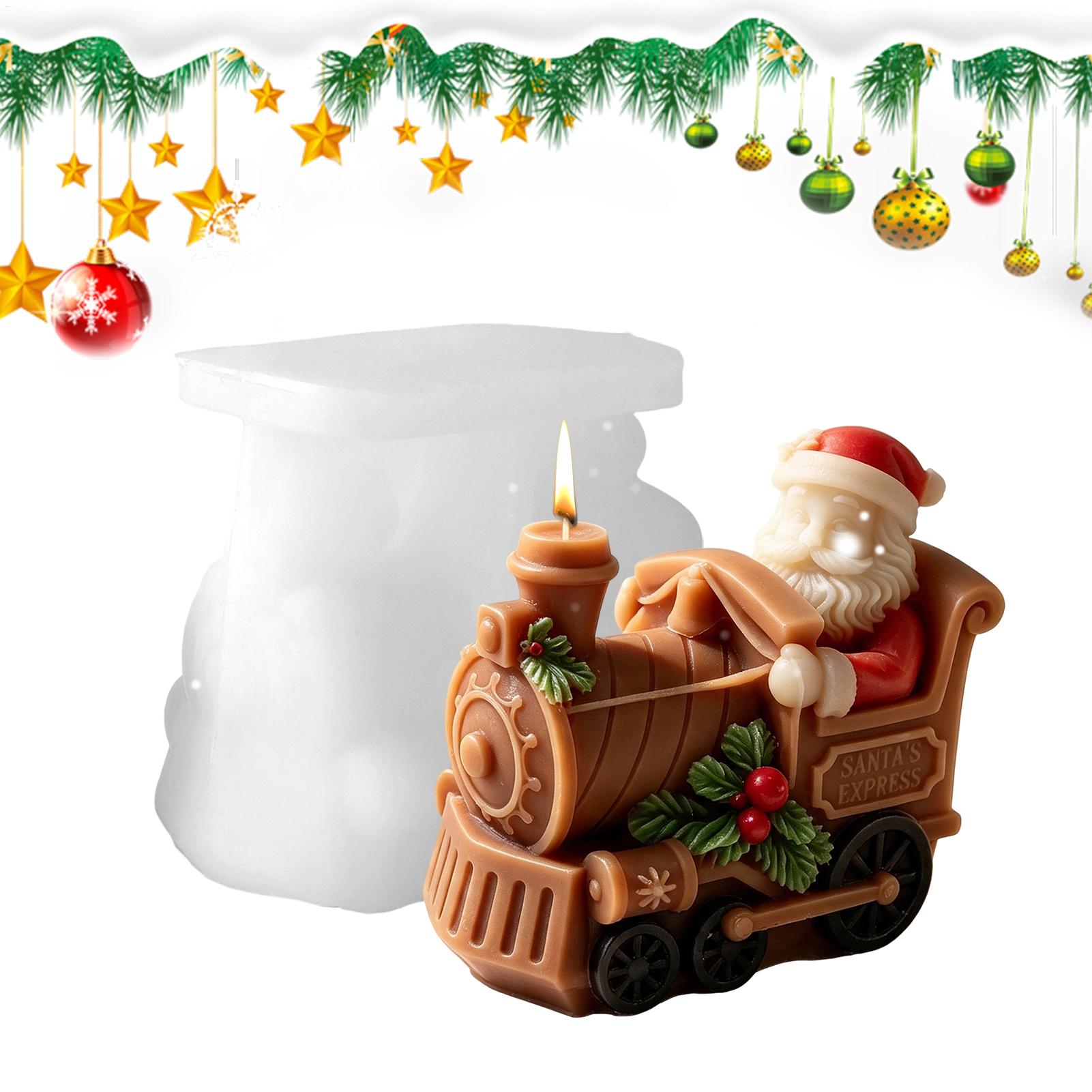 Christmas Candle Mold Train Sh - Resin Craft For Beginners recension och pris
