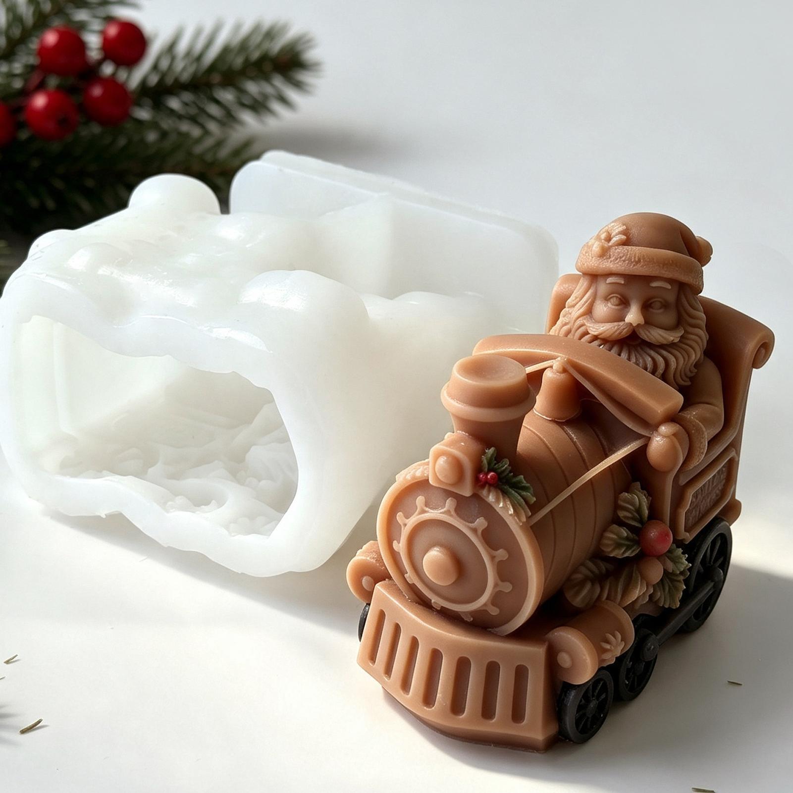 Christmas Candle Mold Train Sh - Resin Craft For Beginners recension och pris