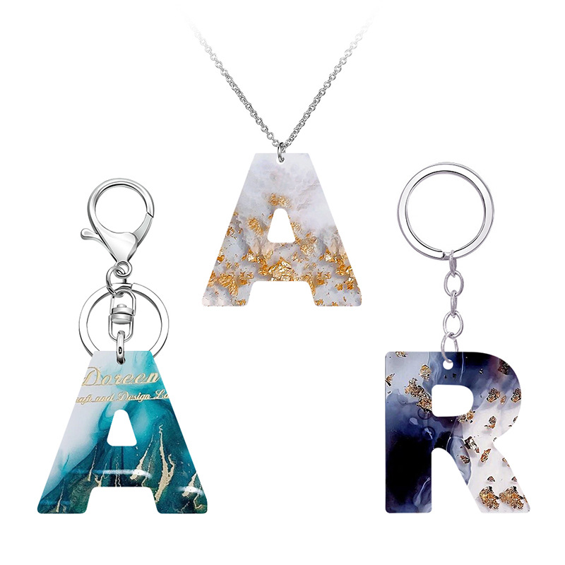 Alphabet Epoxy Resin Silicone  - Gold Foil Flakes recension och pris